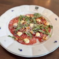 Carpaccio z hovězího pršutu Carpaccio z hovězího pršutu