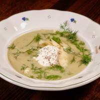 Kulajda s pošírovaným vejcem, houbami Kulajda s pošírovaným vejcem, houbami